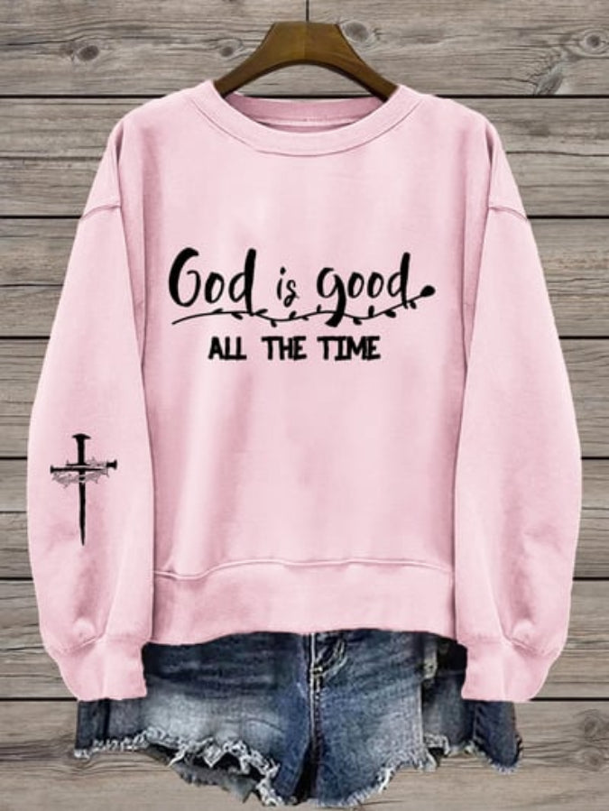 Women's Faith Round Neck Sweatshirt