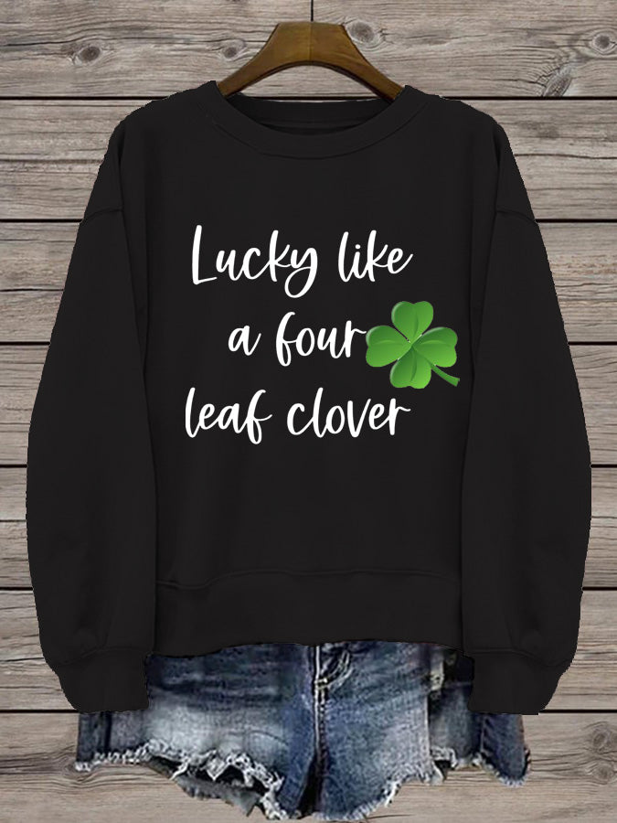 Women's St. Patrick's Day Long Sleeve Sweatshirt