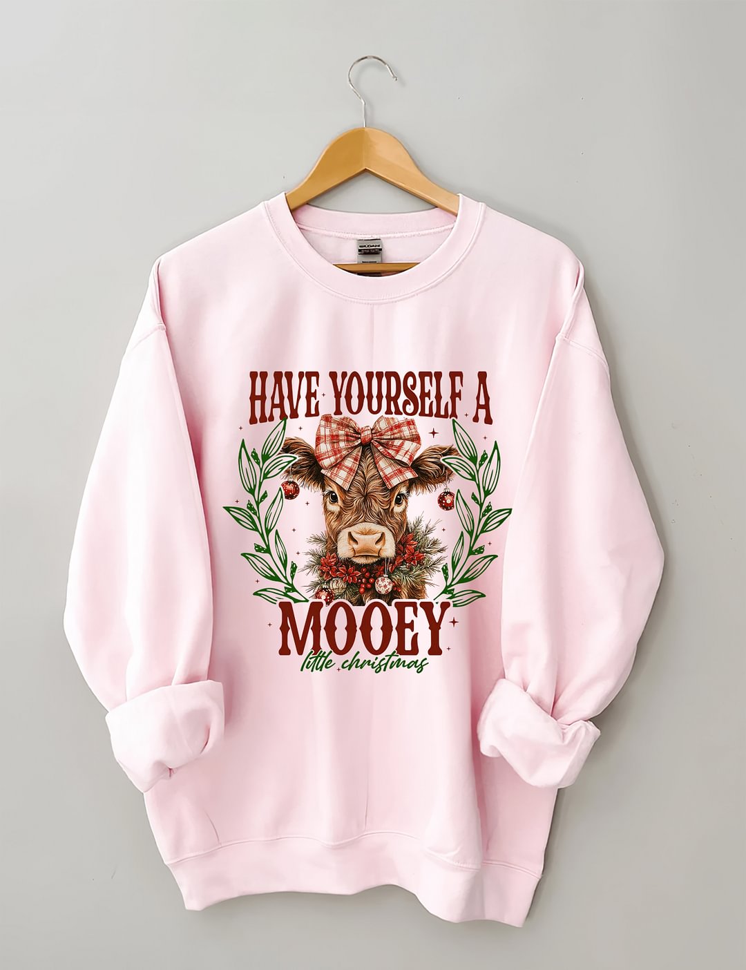 Highland Cow Christmas Sweatshirt