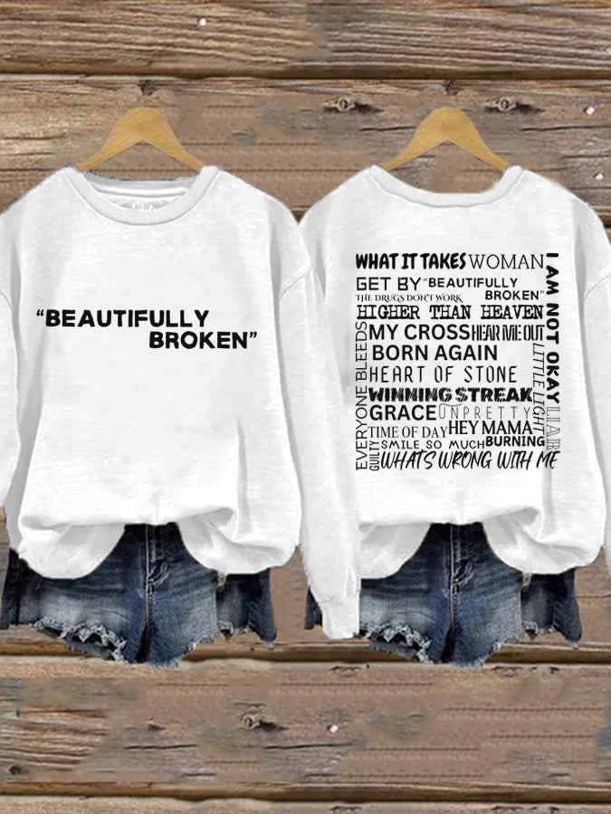 Women's Country Music Printed Casual Sweatshirt