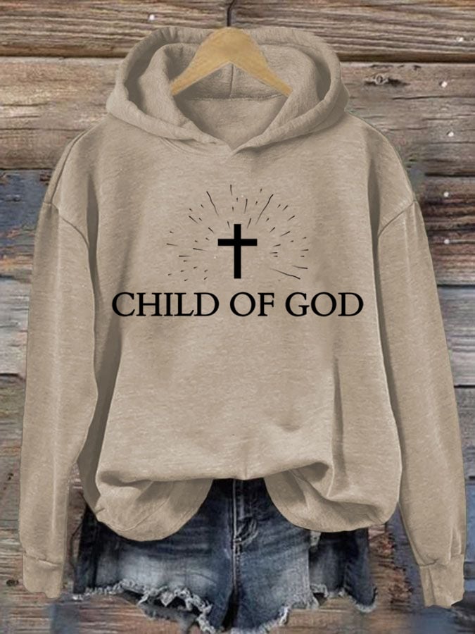 Women's Child Of God Print Sweatshirt