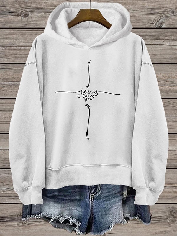 Women's Faith Heat Transfer Hooded Sweatshirt