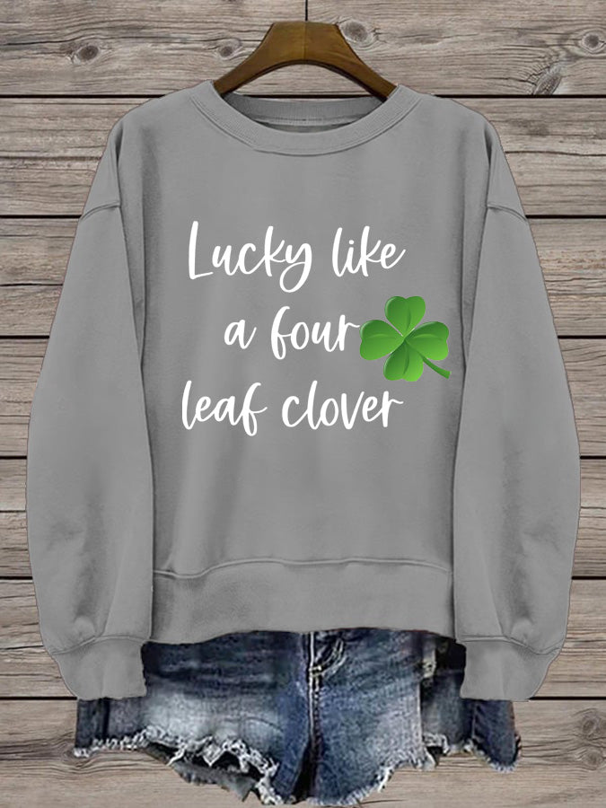 Women's St. Patrick's Day Long Sleeve Sweatshirt