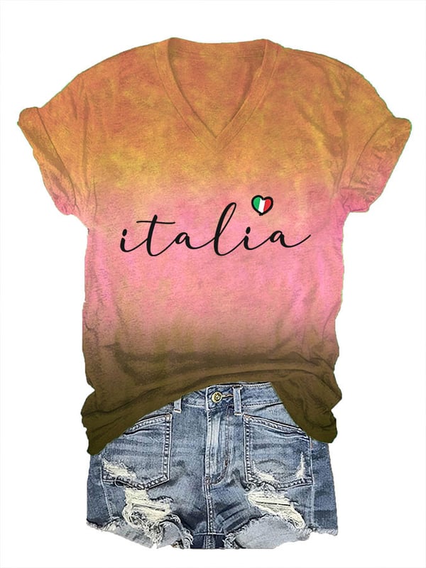 Women's Italian Short Sleeve T-Shirts