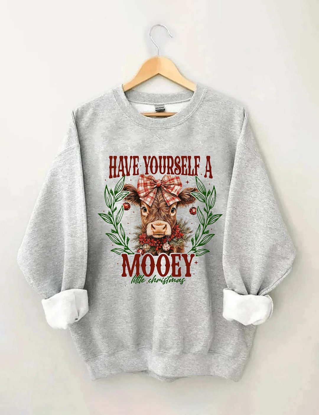 Highland Cow Christmas Sweatshirt