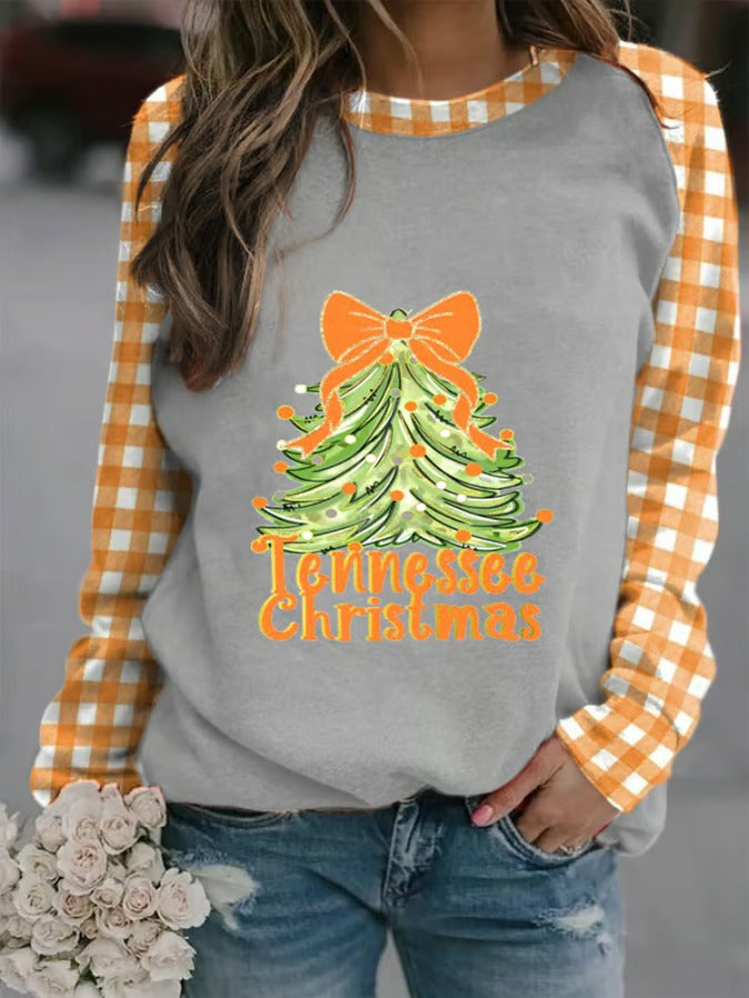 Sweatshirt mit Weihnachts-Print „Tennessee“ für Damen