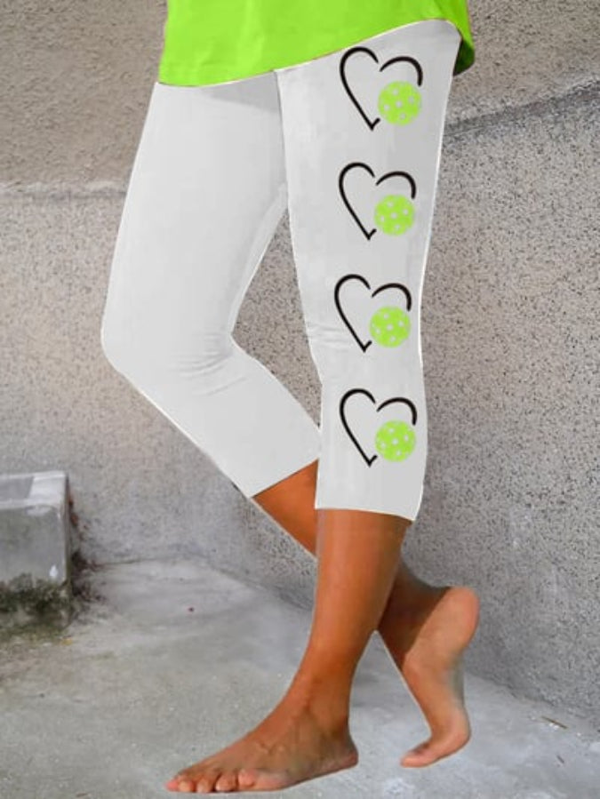 Women's Pickleball Lover Printed Leggings