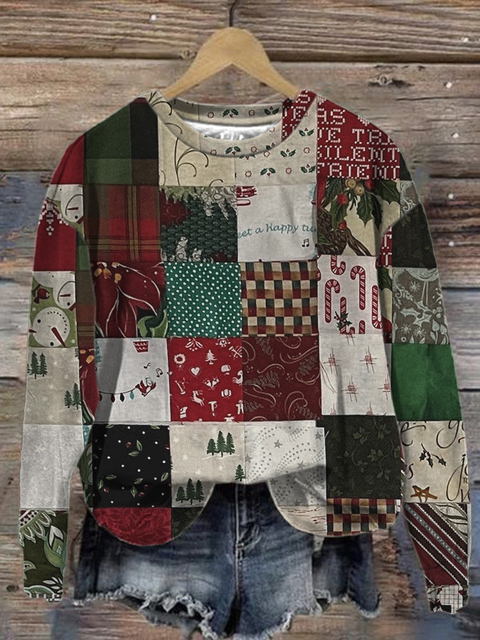 Vintage Christmas Casual Sweatshirt