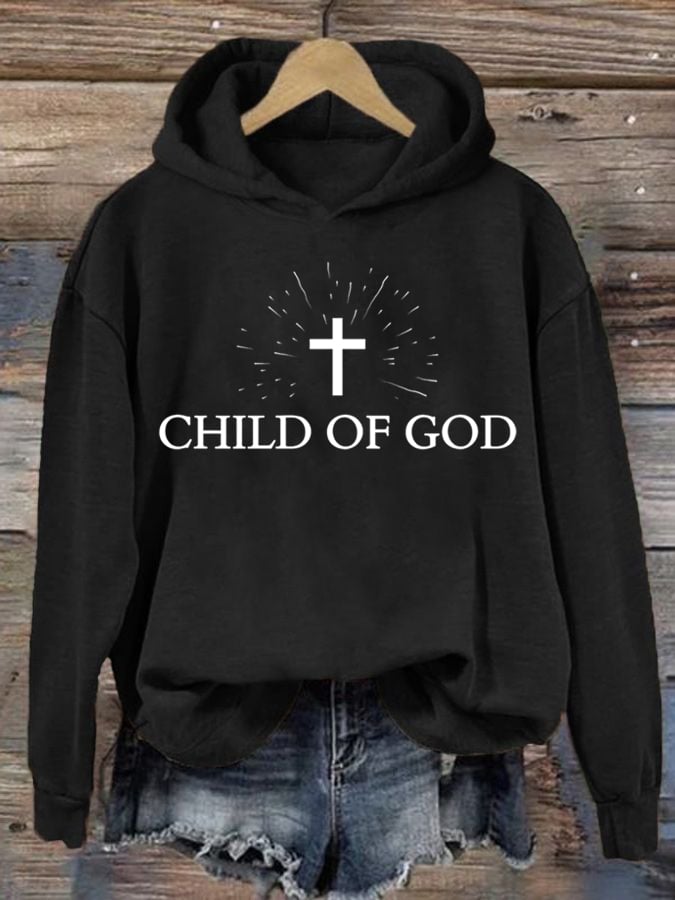 Women's Child Of God Print Sweatshirt