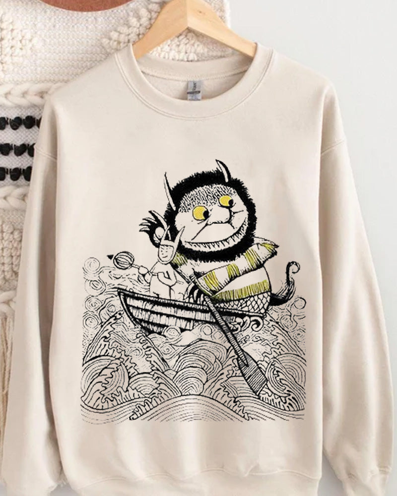 Women's Animals Style Print Sweatshirt