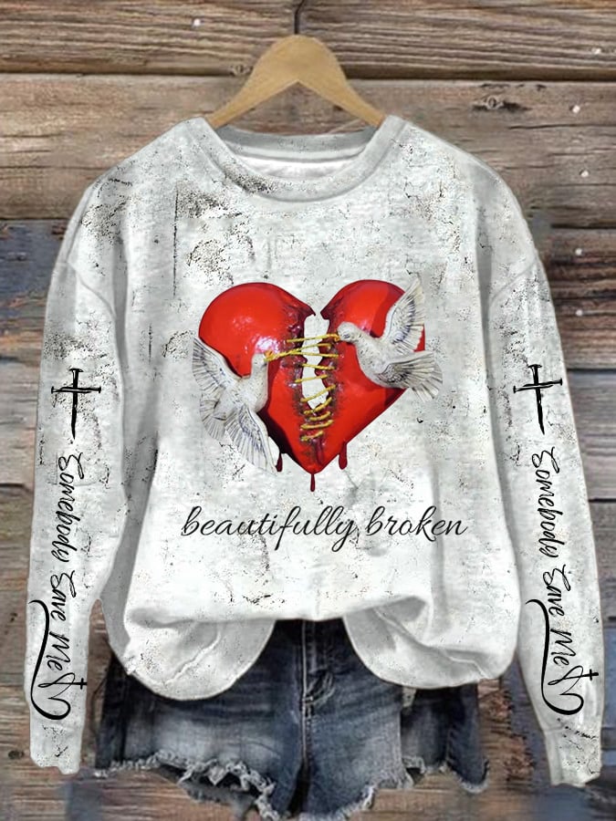 Women'S Country Music Print Casual Sweatshirt