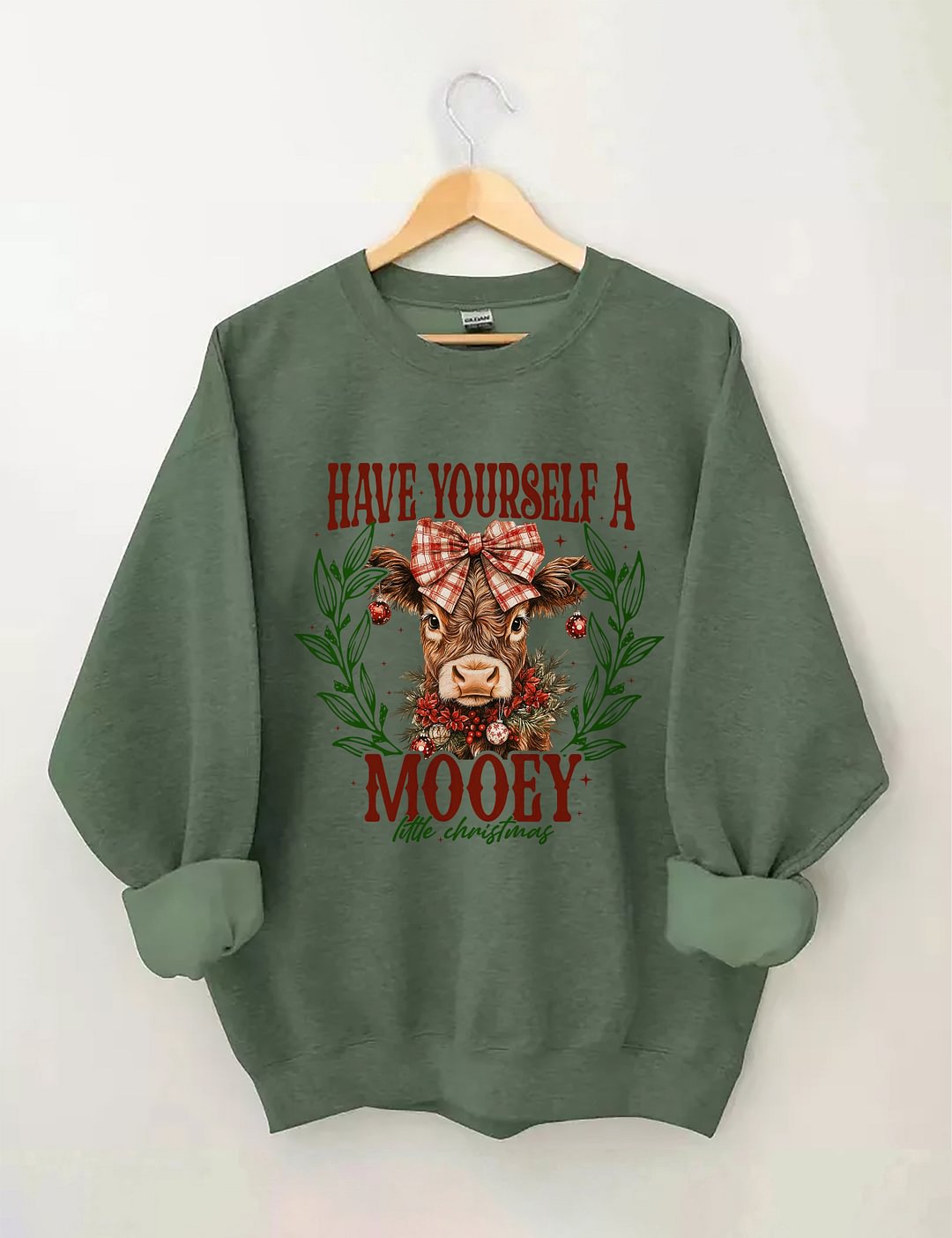 Highland Cow Christmas Sweatshirt