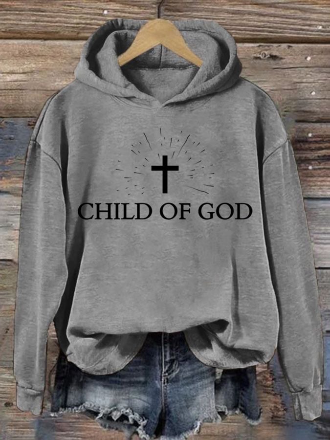 Women's Child Of God Print Sweatshirt