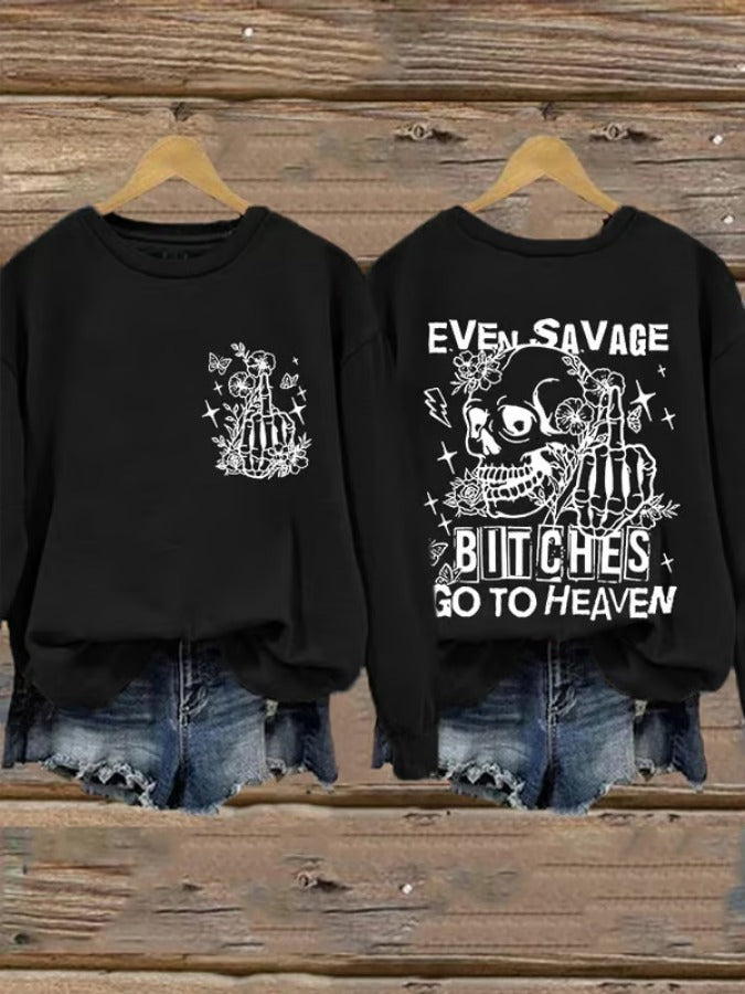 Women's Country Music Printed Casual Sweatshirt