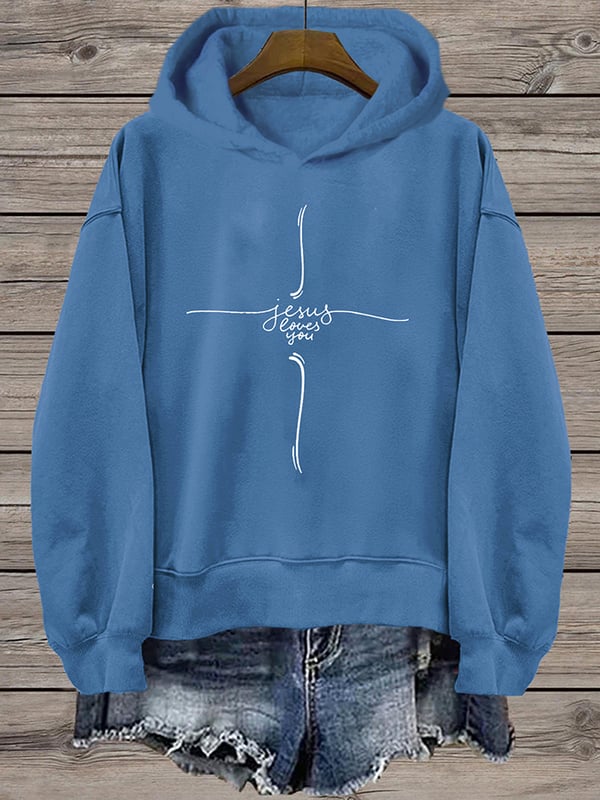 Women's Faith Heat Transfer Hooded Sweatshirt