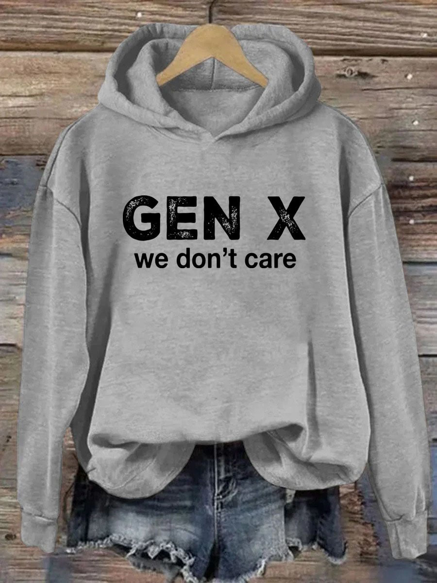 Gen X – Kapuzenpullover „We Don’t Care“