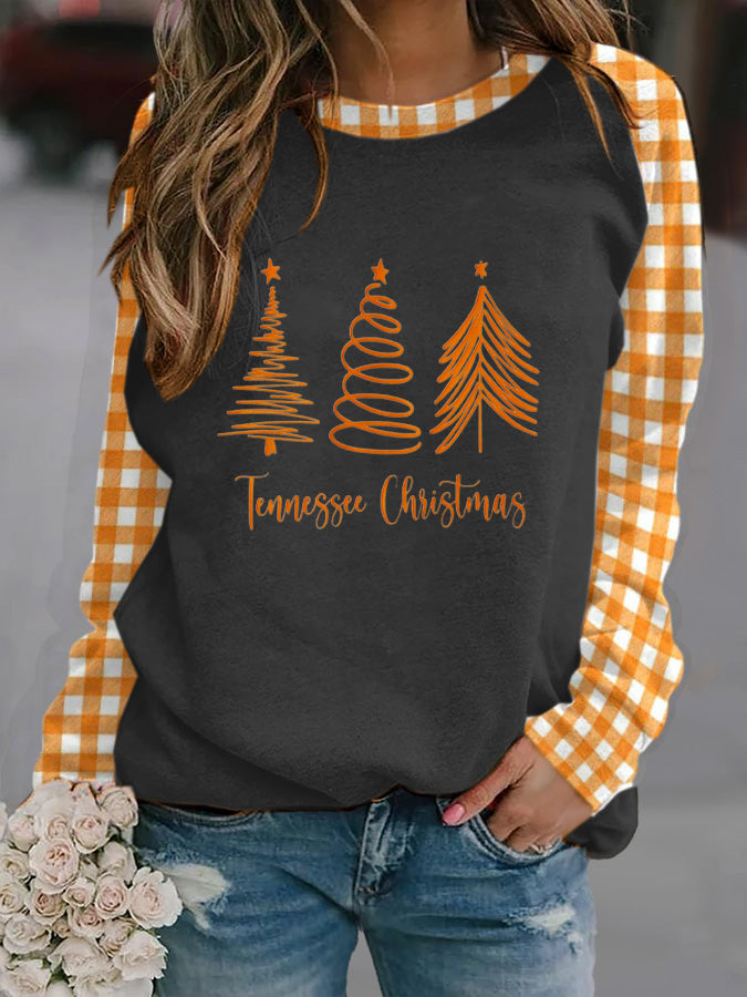 Sweatshirt mit Weihnachts-Print „Tennessee“ für Damen