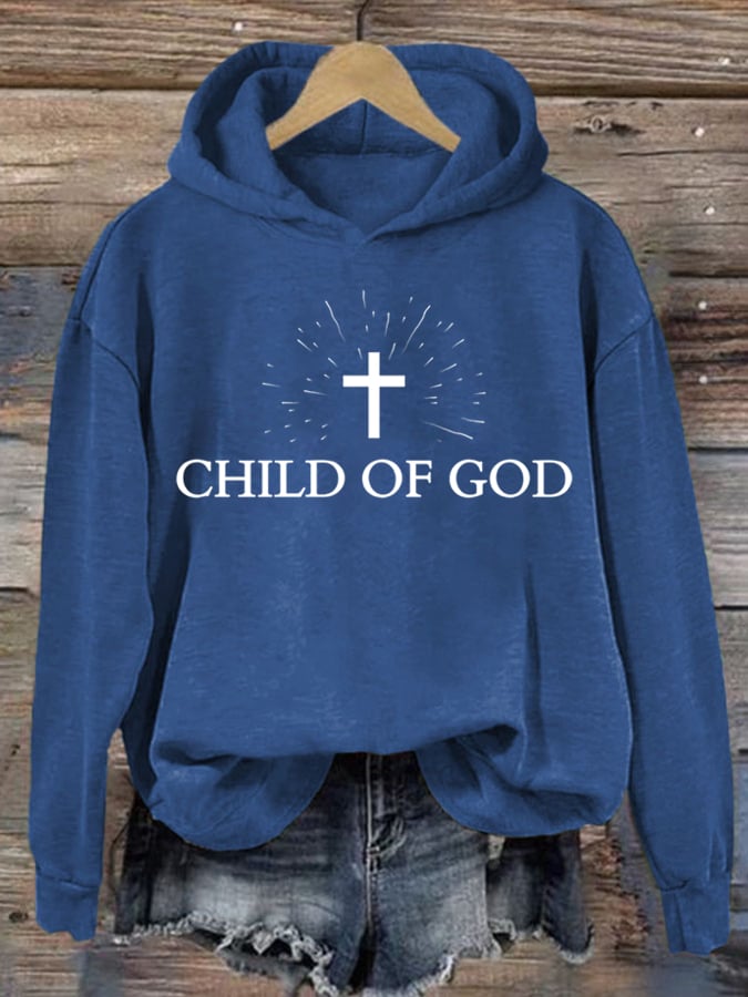 Women's Child Of God Print Sweatshirt