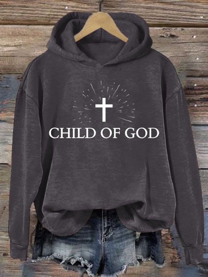 Women's Child Of God Print Sweatshirt