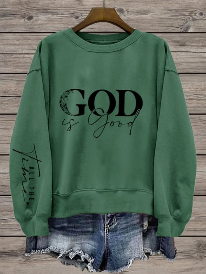 Women's Casual Faith Long Sleeve Sweatshirt