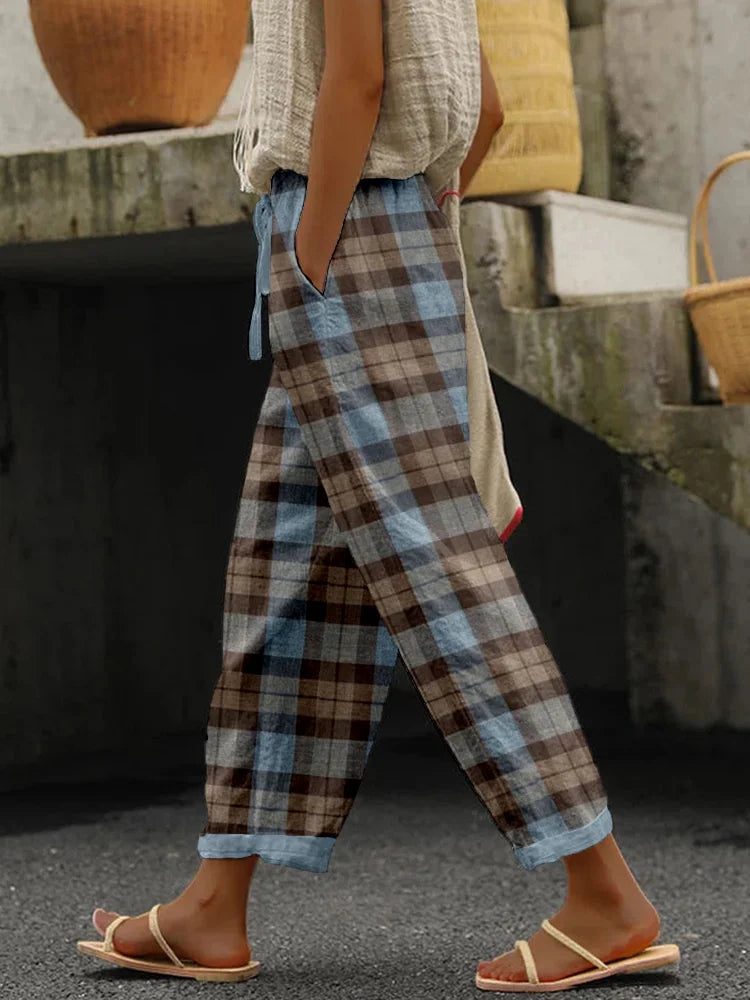 Scotland Vintage Plaid Cozy Pants