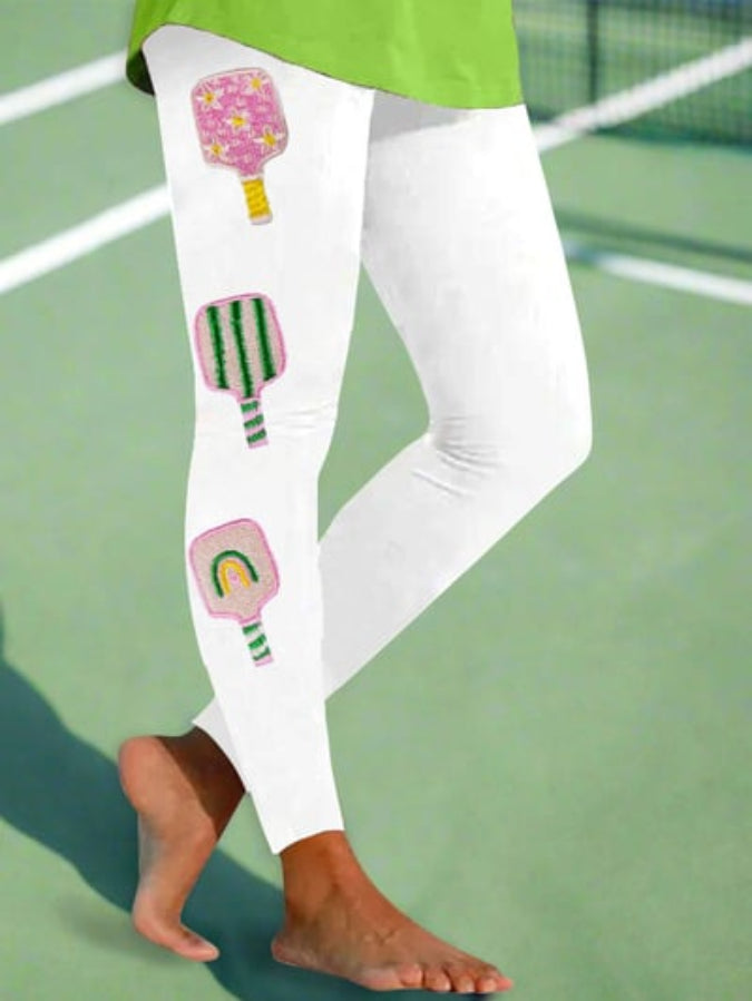 Women's Colorful Pickleball Leggings