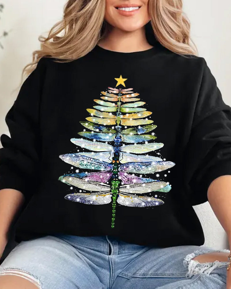 Women's Christmas Style Print Sweatshirt