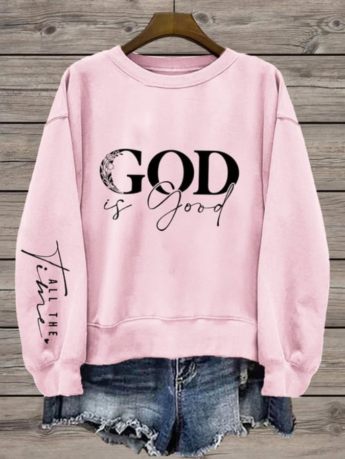 Women's Casual Faith Long Sleeve Sweatshirt