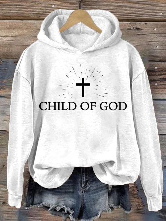 Women's Child Of God Print Sweatshirt