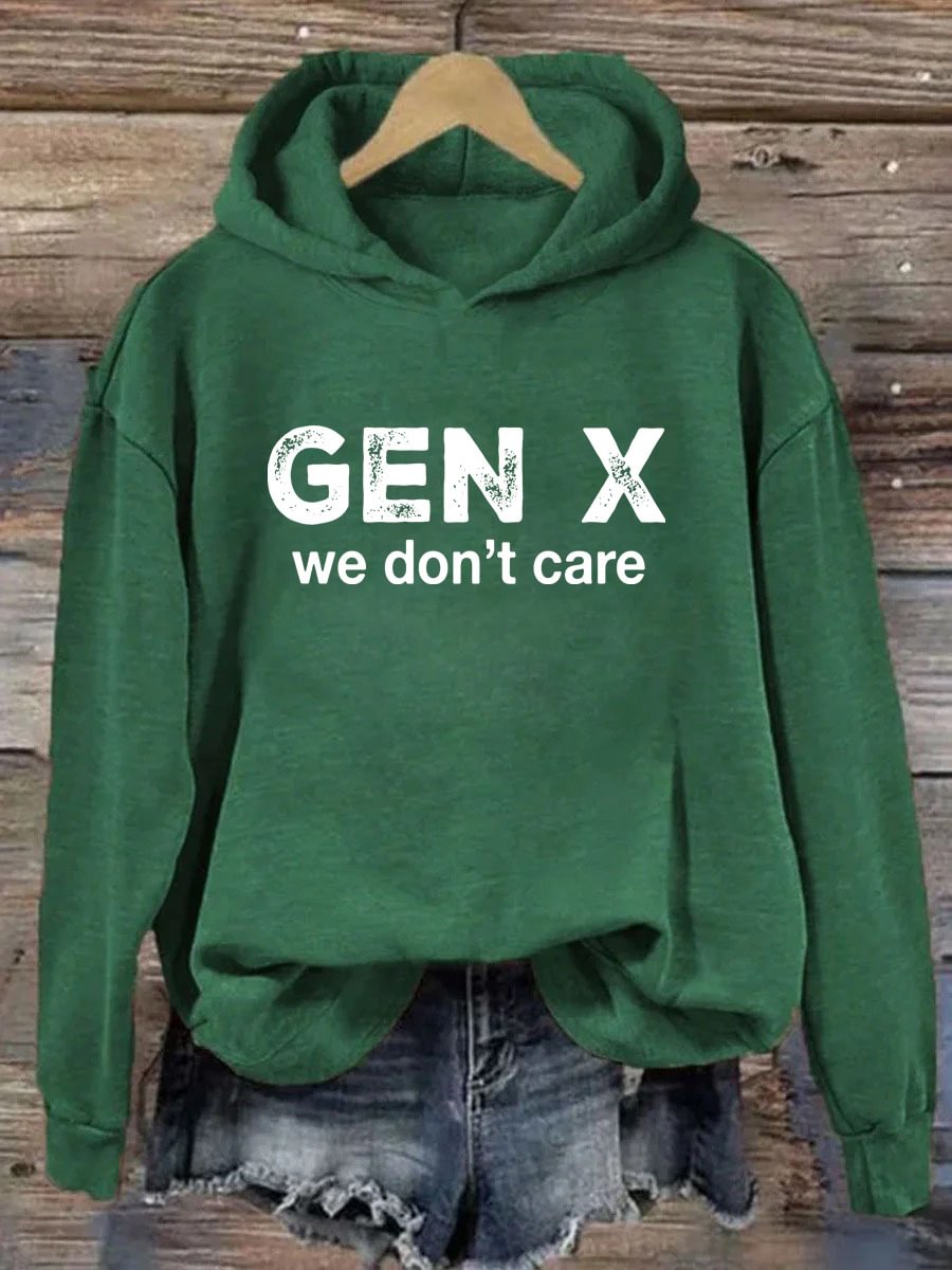 Gen X – Kapuzenpullover „We Don’t Care“