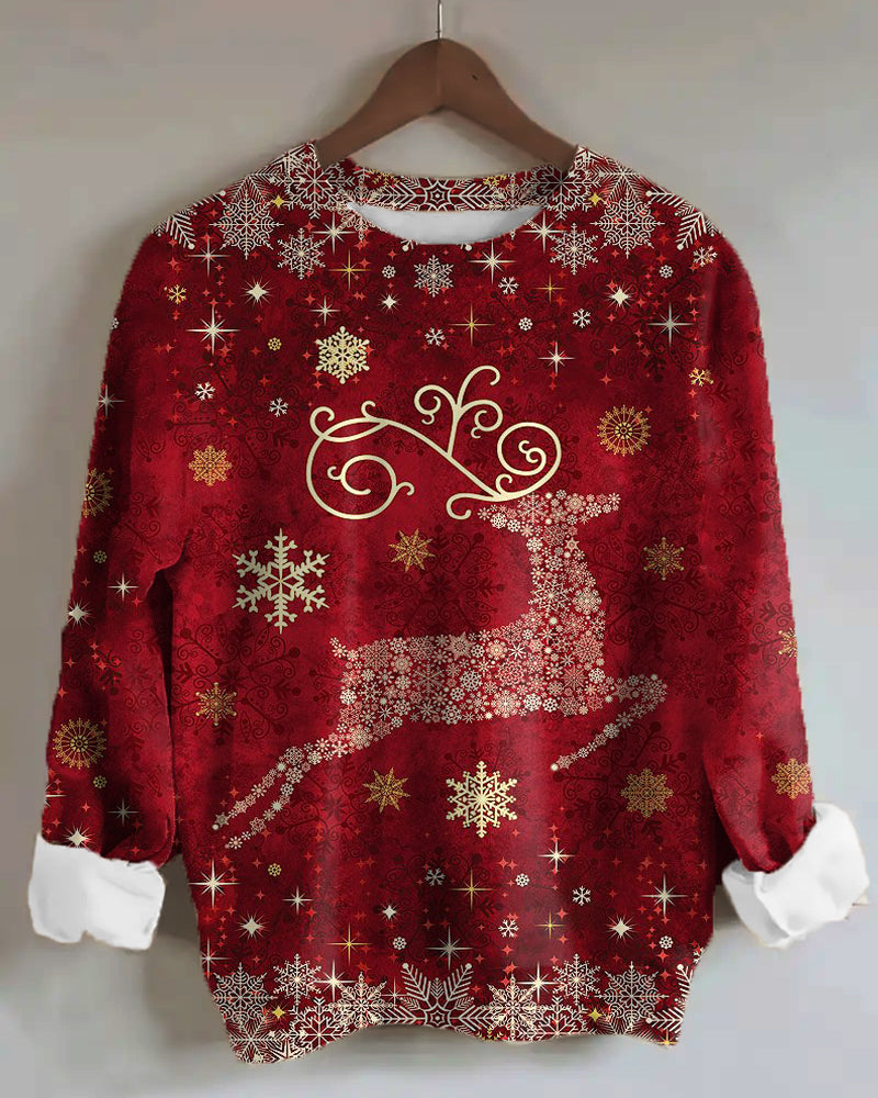 Women's Cute Christmas Style Sweatshirt