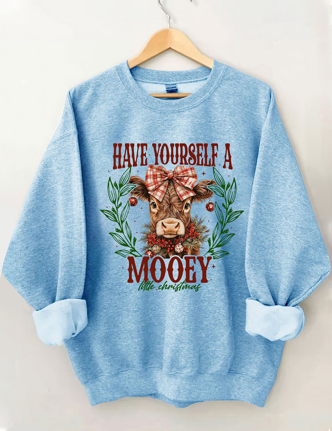 Highland Cow Christmas Sweatshirt