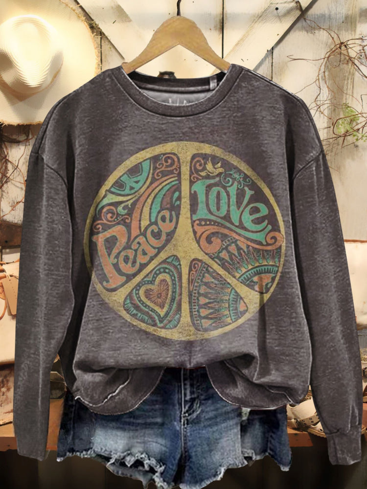 Women's Hippie Casual Sweatshirt