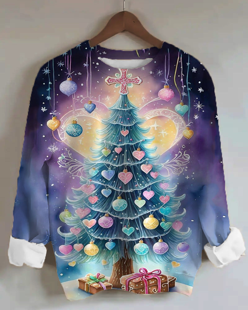 Women's Vintage Christmas Style Sweatshirt