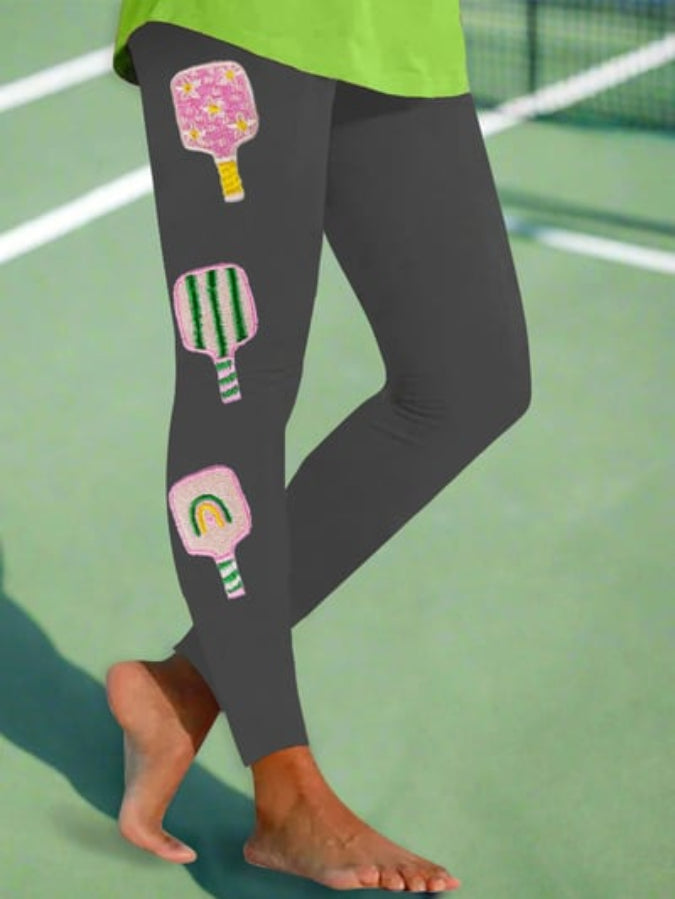 Women's Colorful Pickleball Leggings