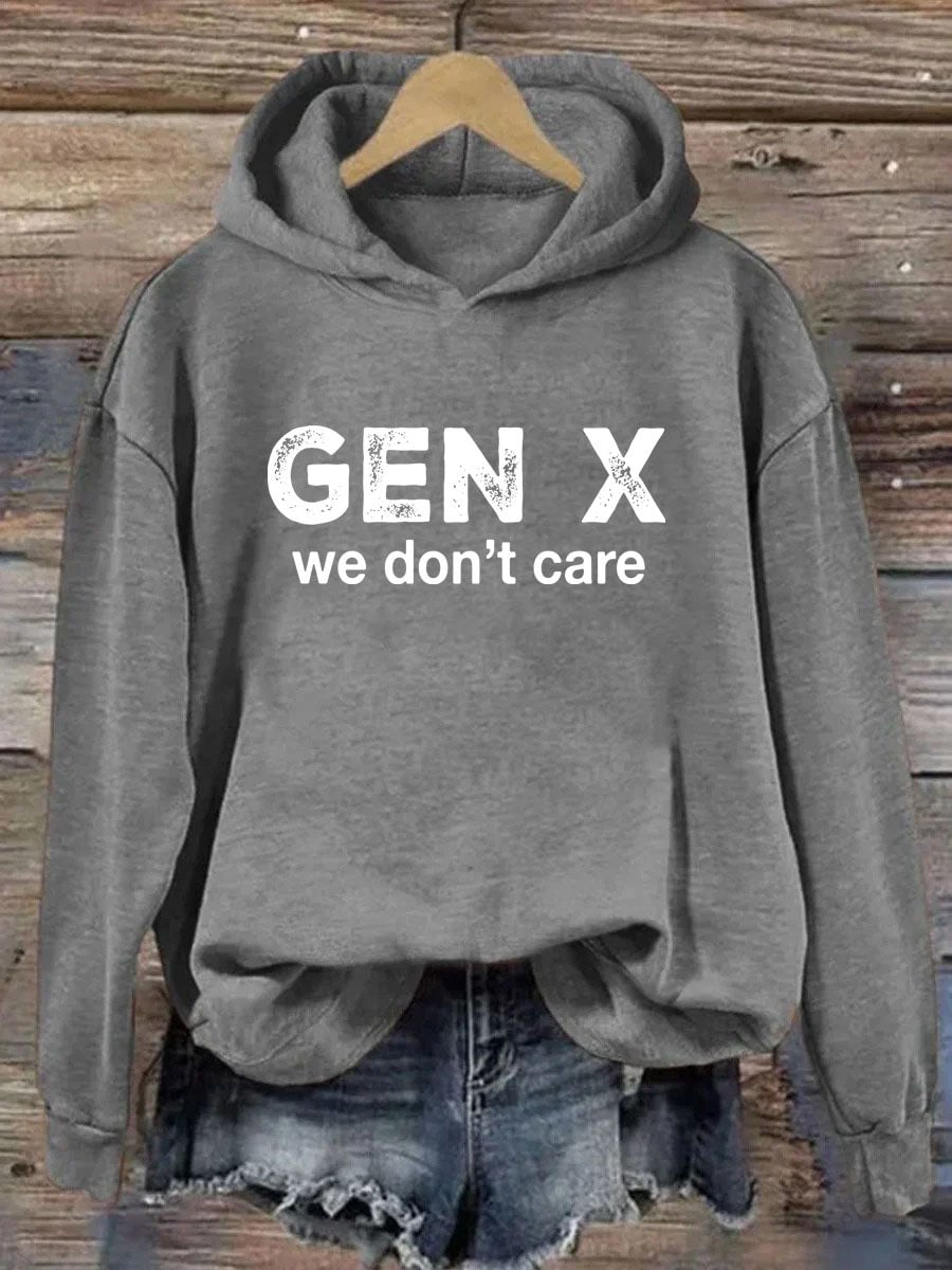 Gen X – Kapuzenpullover „We Don’t Care“