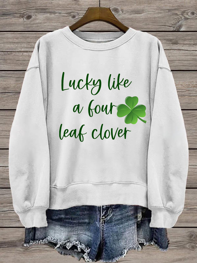 Women's St. Patrick's Day Long Sleeve Sweatshirt