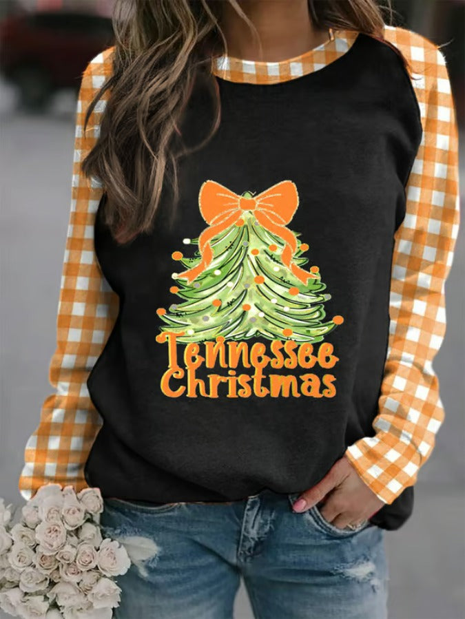 Sweatshirt mit Weihnachts-Print „Tennessee“ für Damen