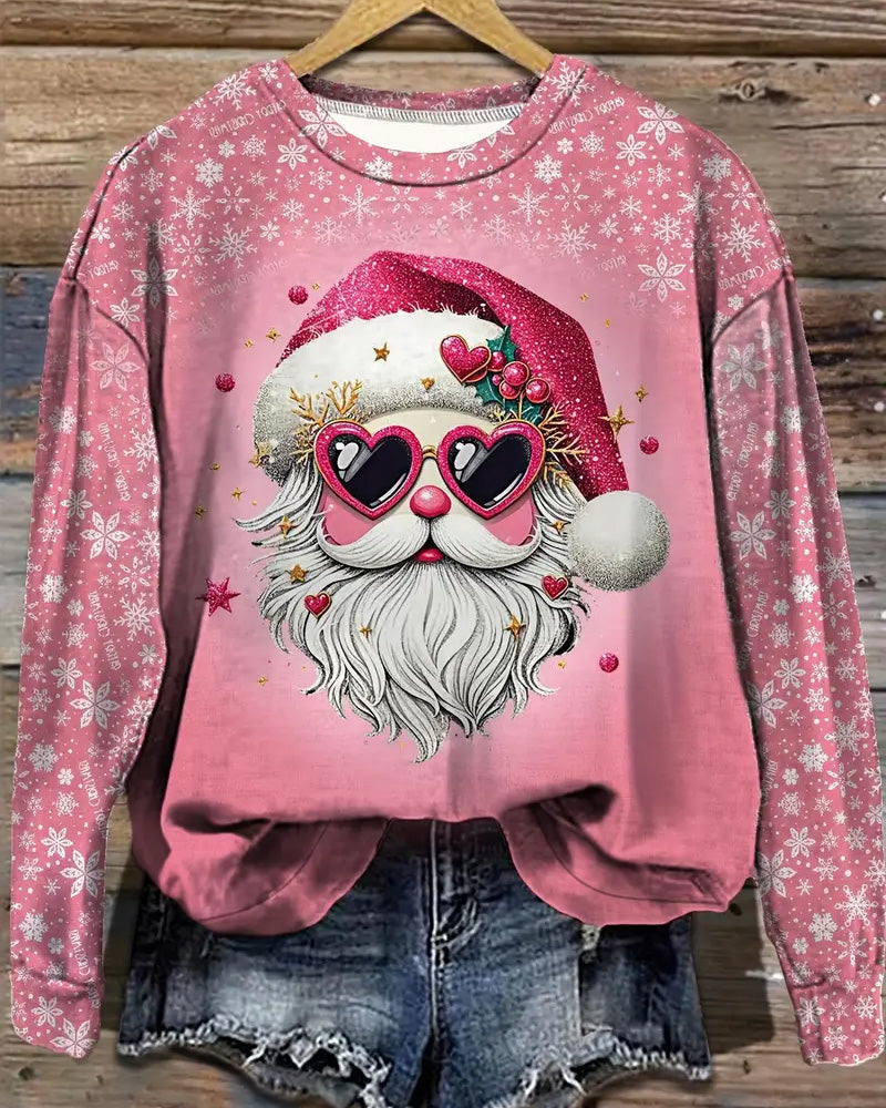 Women's Vintage Christmas Style Sweatshirt