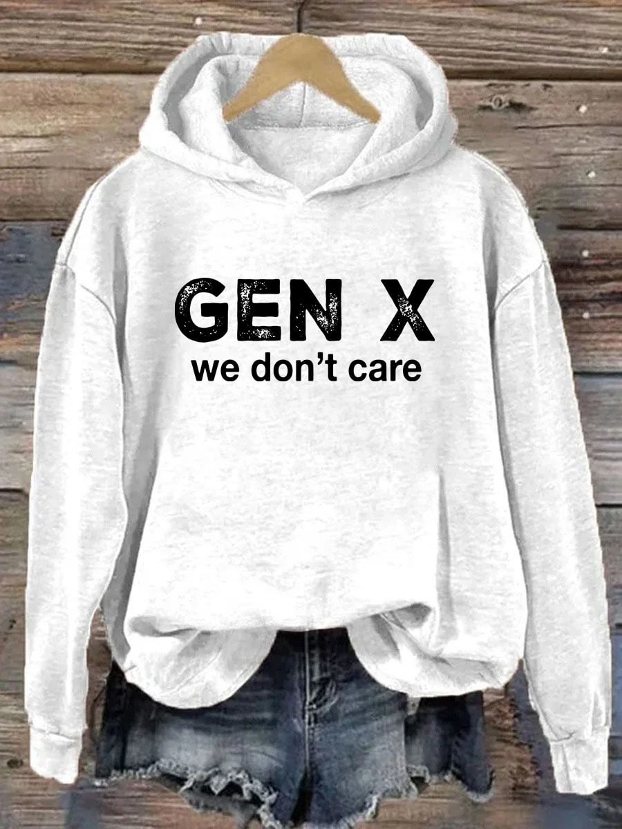 Gen X – Kapuzenpullover „We Don’t Care“