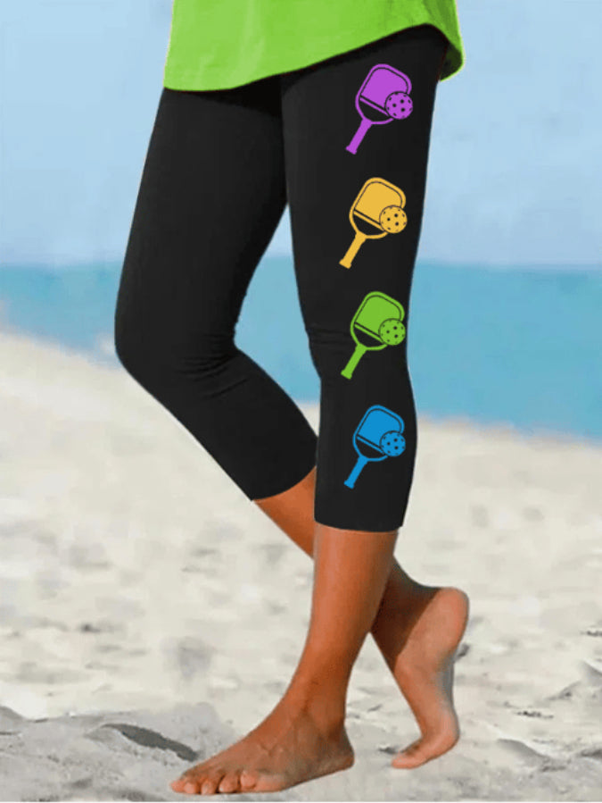 Women's Colorful Pickleball Leggings