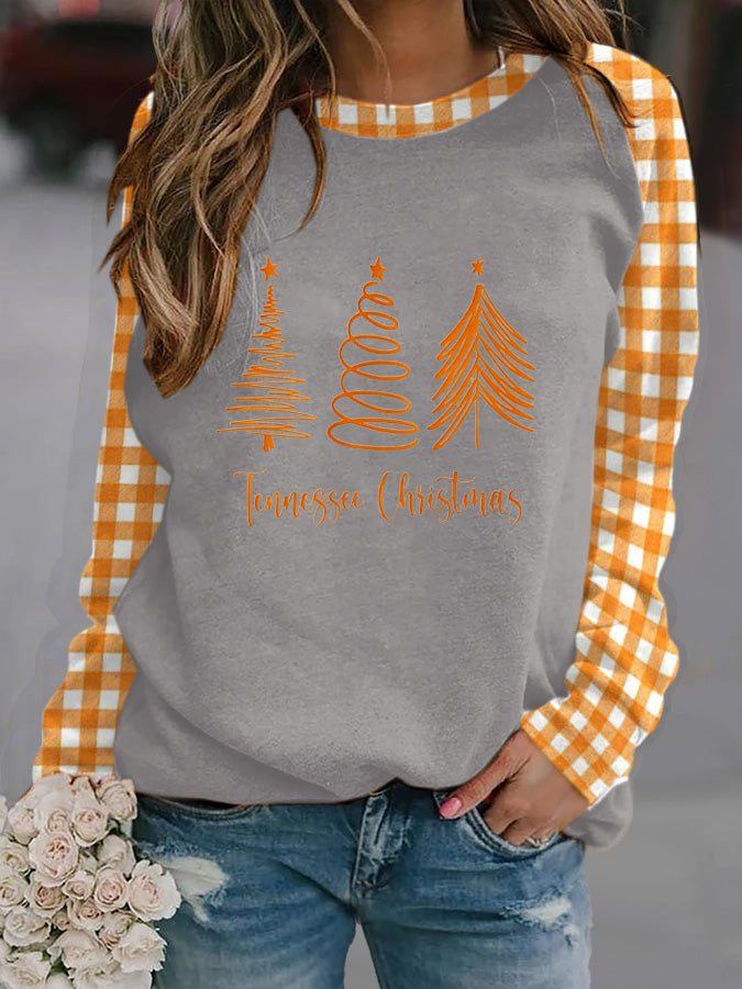 Sweatshirt mit Weihnachts-Print „Tennessee“ für Damen