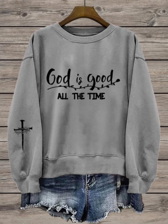 Women's Faith Round Neck Sweatshirt