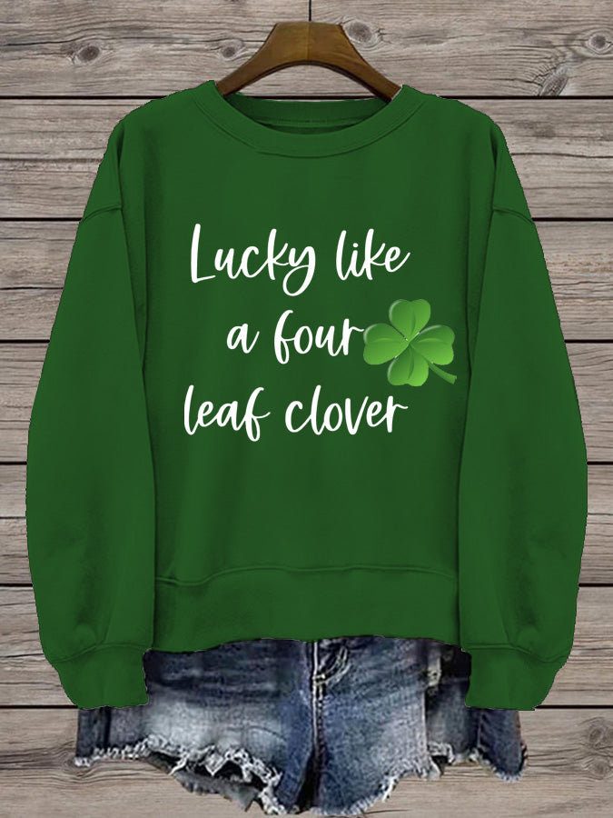 Women's St. Patrick's Day Long Sleeve Sweatshirt