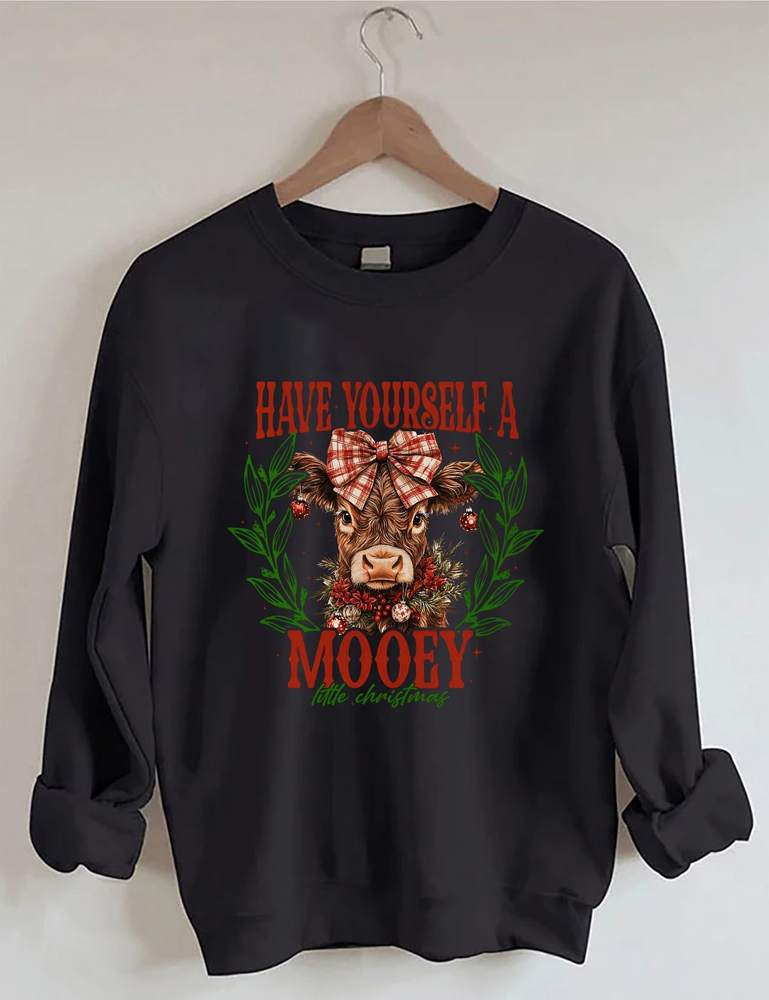 Highland Cow Christmas Sweatshirt