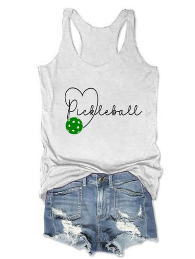 Women's Pickleball Lover Printed Vest