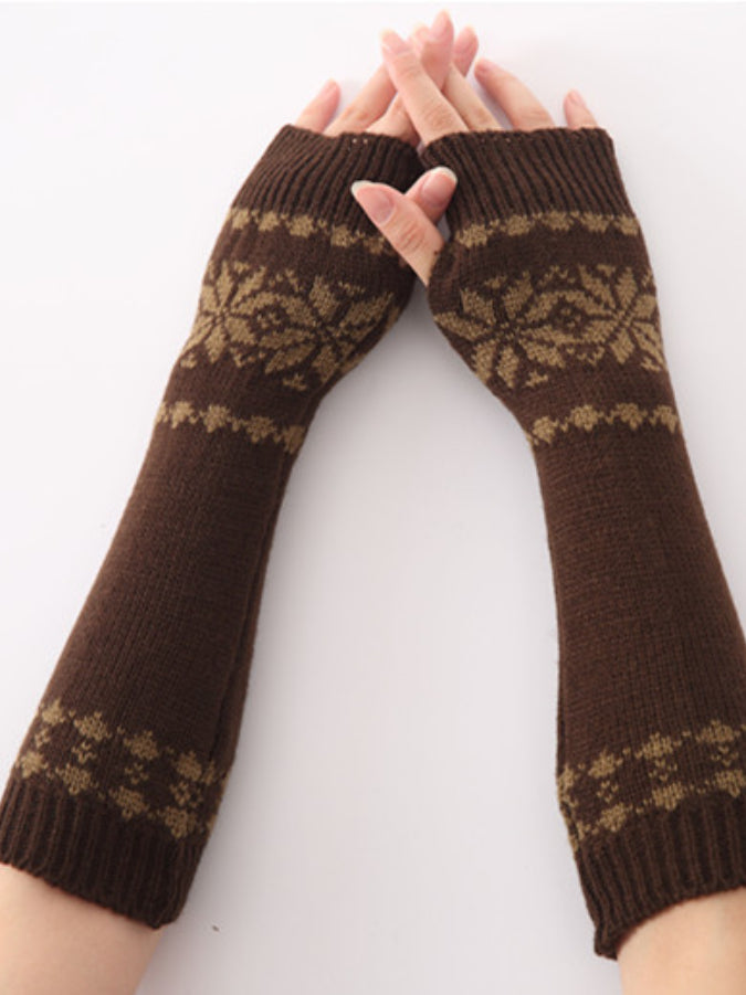 Women's Fashion Knitted Wool Warm Sleeve Cover