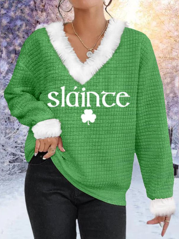 Women's St. Patrick's Day Knit Sweater