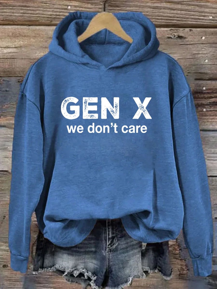 Gen X – Kapuzenpullover „We Don’t Care“