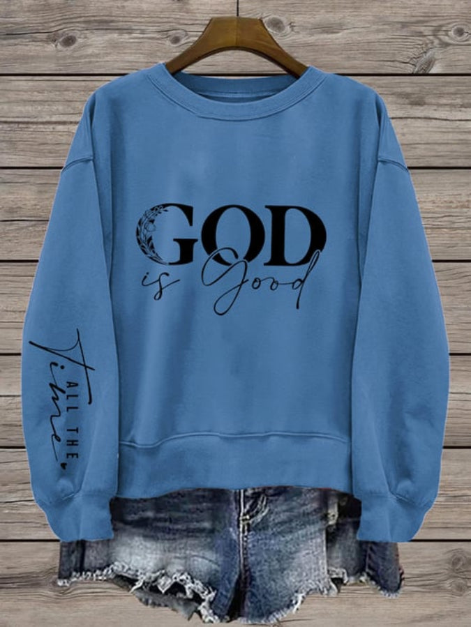 Women's Casual Faith Long Sleeve Sweatshirt